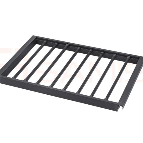 Shock absorbing trouser rack