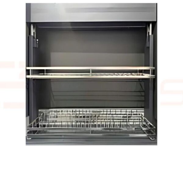 Electric lifting dish rack