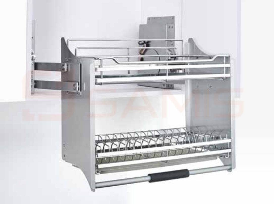 Gray lifting dish rack - Image 2