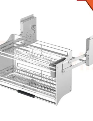 Giá bát nâng hạ màu ghi
