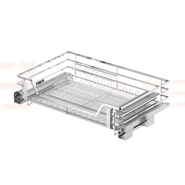 Flat slat pot and dish rack
