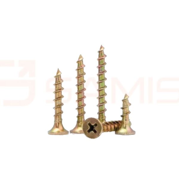 Wide thread wood screws