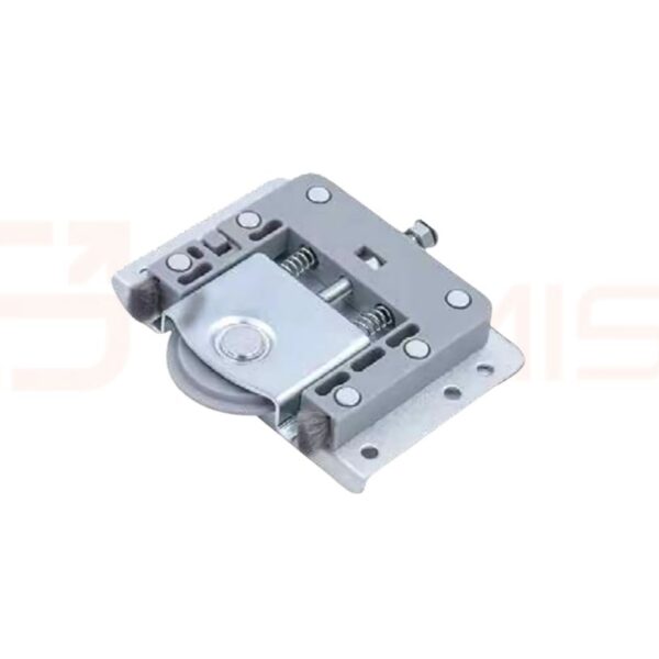 Floating shock absorber wardrobe sliding wheel